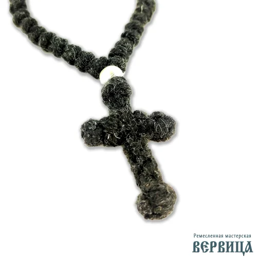 Крест чёток вервица 33 узла - детальный вид