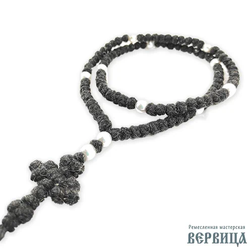 Чётки вервица Монашеские в сложенном виде, кольцом