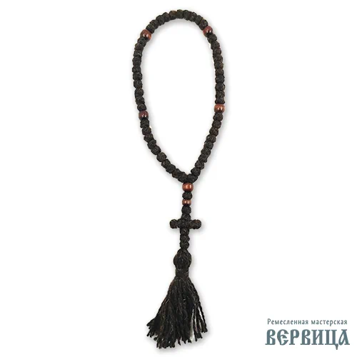 Чётки вервица Монашеские малые тёмно-коричневые