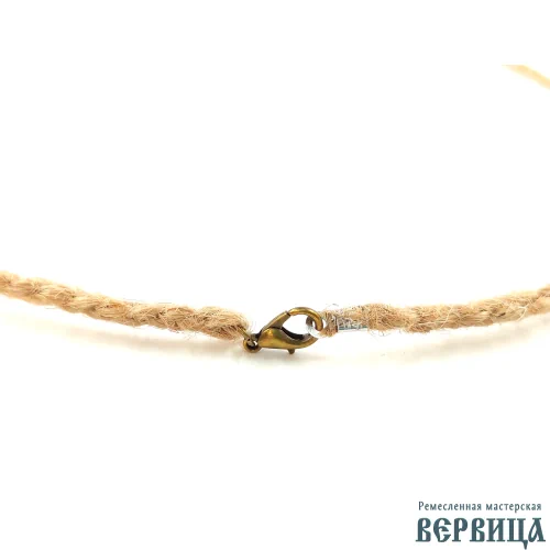 Крупное фото застёжки гайтана