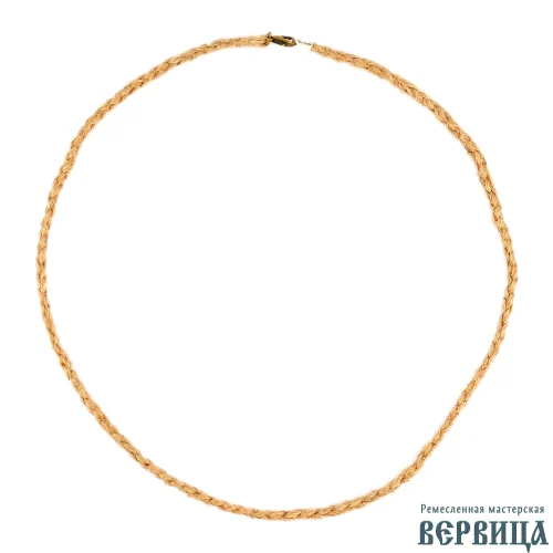 Джутовый гайтан ручной работы для крестика (общее фото)