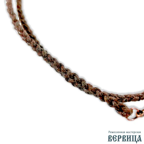 Крупное фото застёжки гайтана