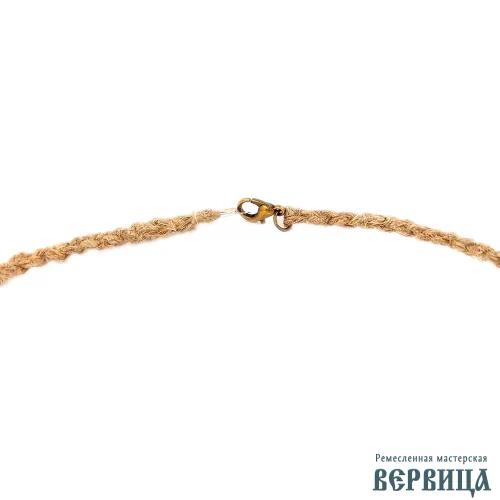 Крупное фото застёжки гайтана