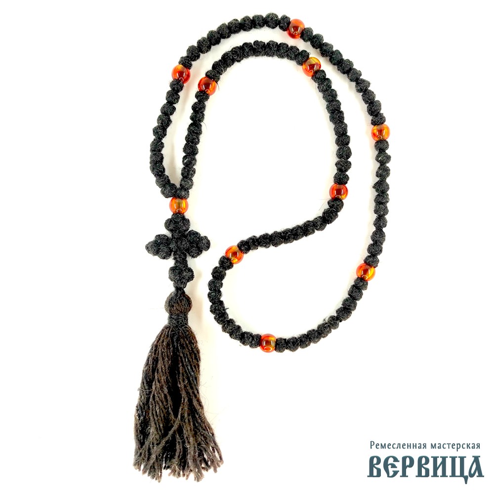 Чётки вервица Молитвенный путь 100 узлов